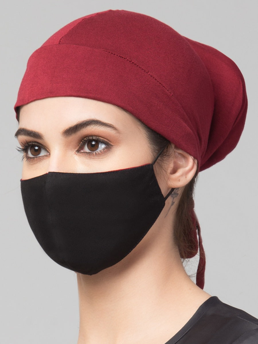 Under Hijab Cap With Drawstring