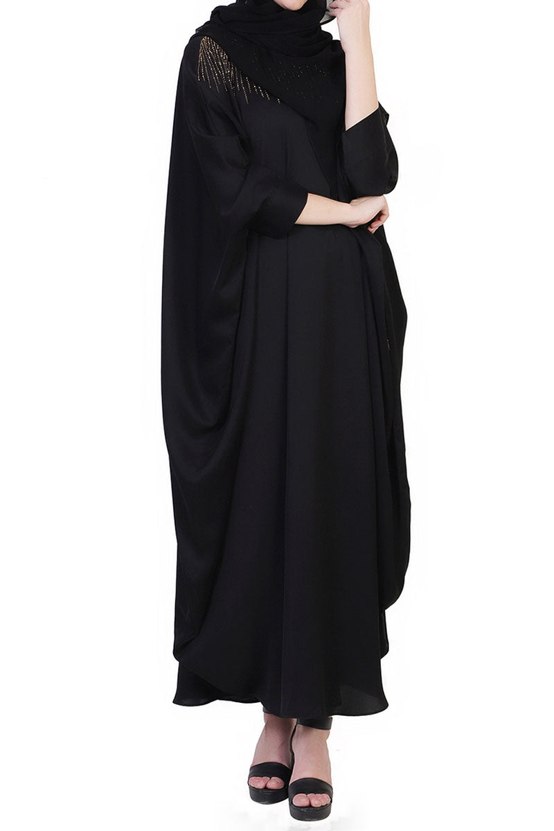 Mushkiya-Kaftan With Hand Work Embellishments-Not An Abaya