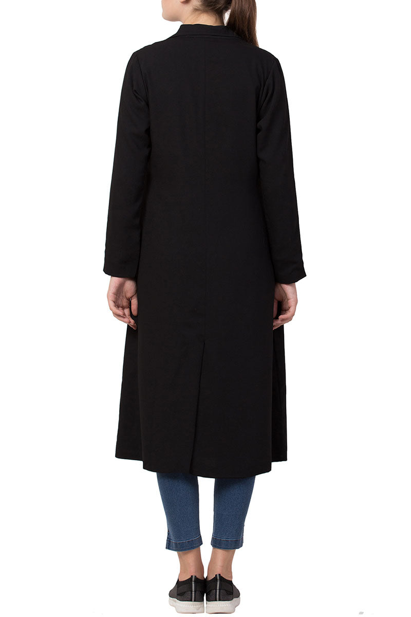 Winter Coat In Polyester Fabric With Lining