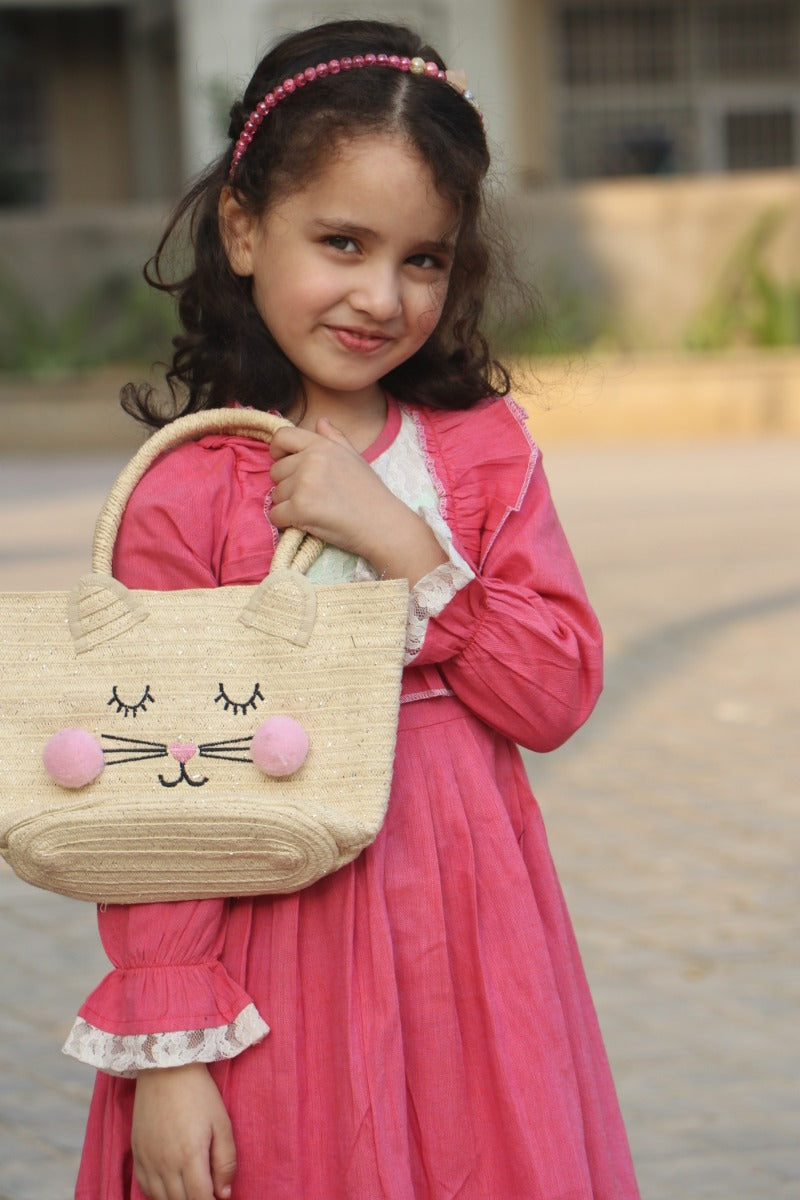 Stylish Designer Wear Dress for Girls in Cotton Fabric