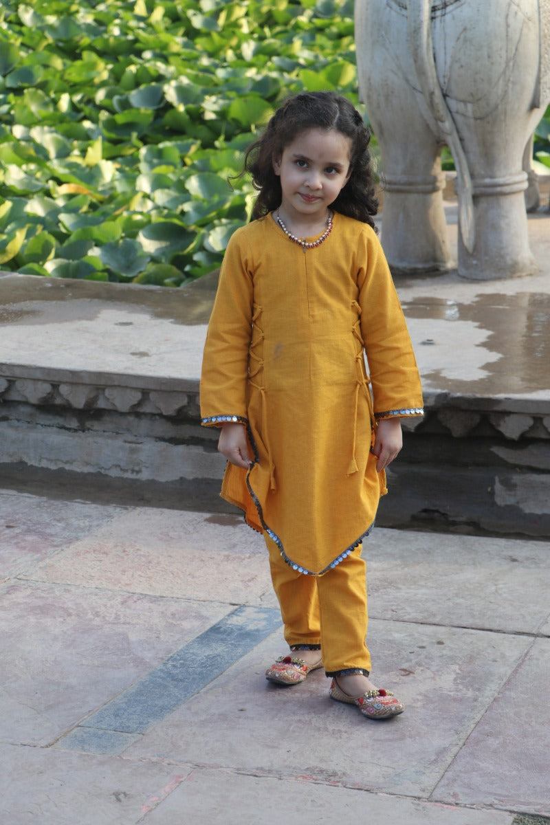 Beautiful Cord Set For Kids (girl) In Rayon Fabric