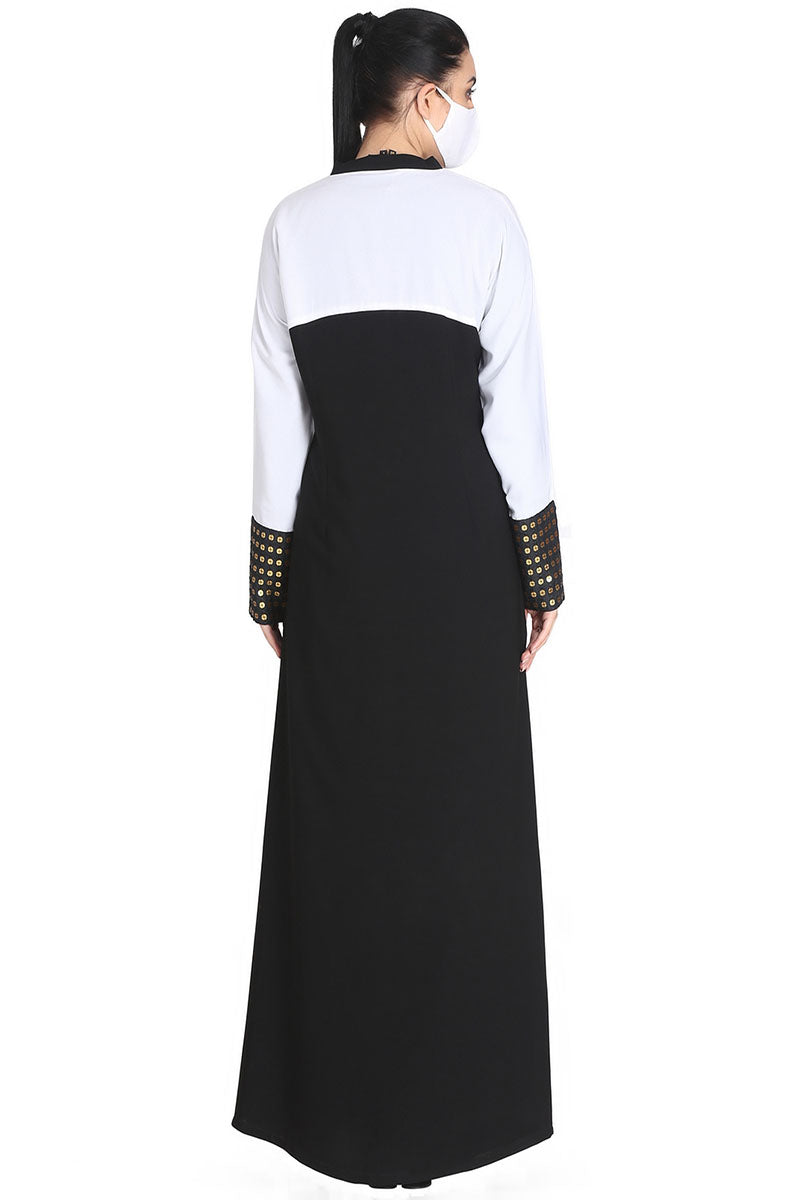 Mushkiya-Abaya Fit - Dress In Dual Color