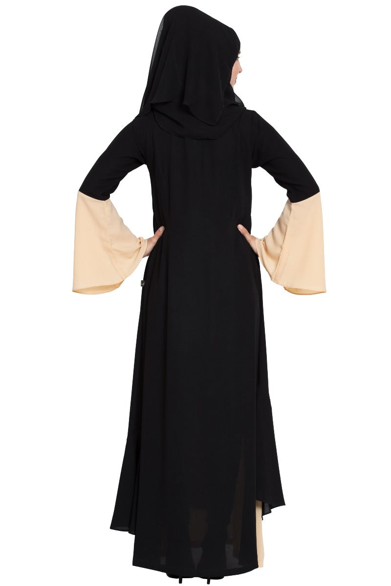 Mushkiya-Dual Layered Stylish Dress-Not An Abaya