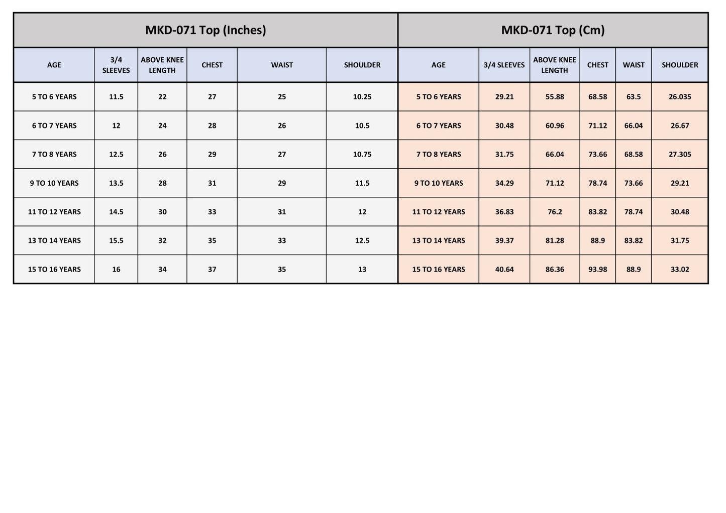 Embroidered Long Top For Girls In Rayon Fabric