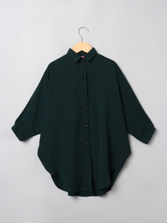 Loose Fit Tunic For Girls In Kashibo Fabric