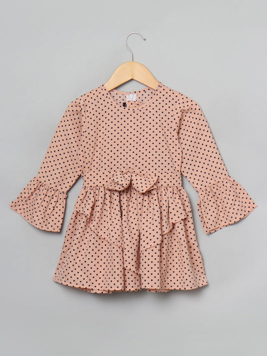 Designer Frock For Girl's In Crepe Fabric