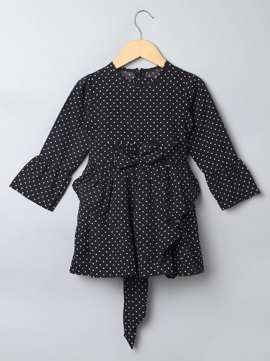 Designer Frock For Girl's In Crepe Fabric