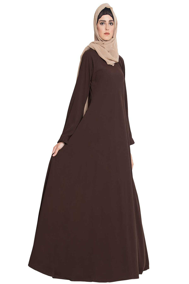 Umbrella Flare Abaya In Kashibo Fabric