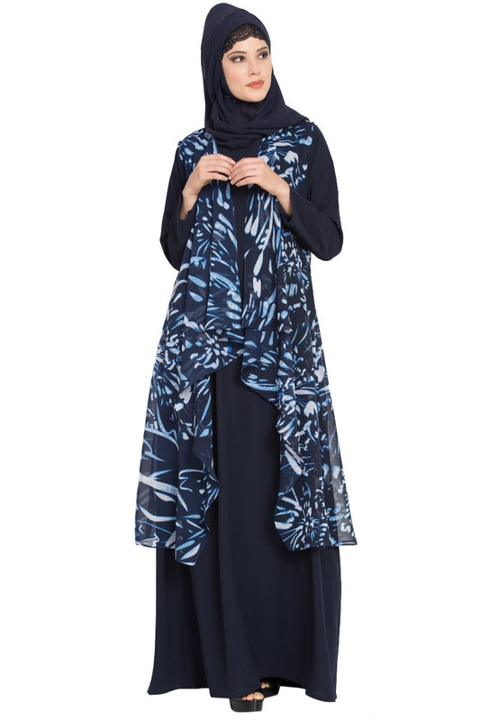 Two Piece Set of Inner Abaya and a Shrug