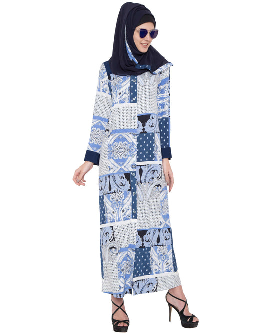 Islamic Dress-Tunic-Blue