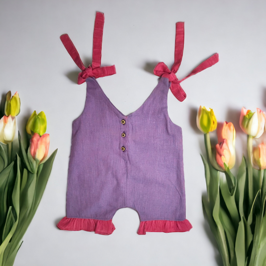 Versatile Cuteness: Dungaree Cum Romper for Stylish Little Ones