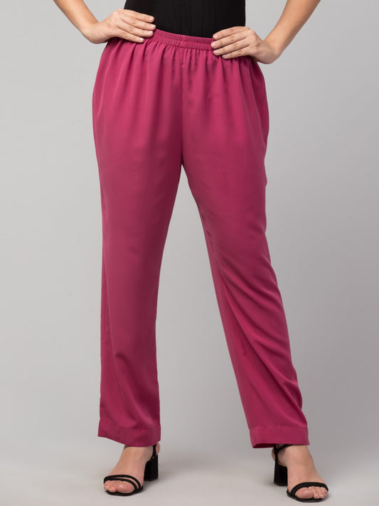 High Rise Trouser In Nida Matte