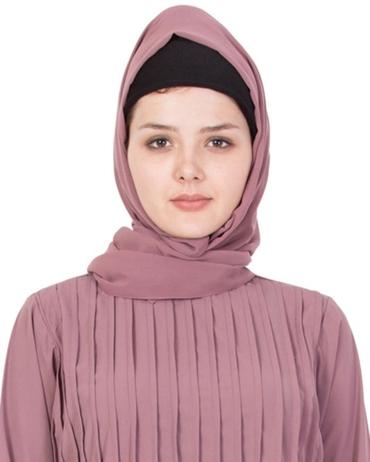 Hijab-Puce Pink-Fine Georgette