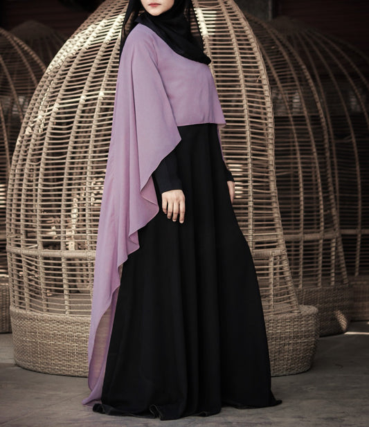 Princes Abaya Dress In Dual Layer