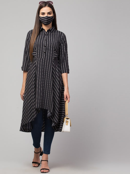Designer Tunic With Stripes.