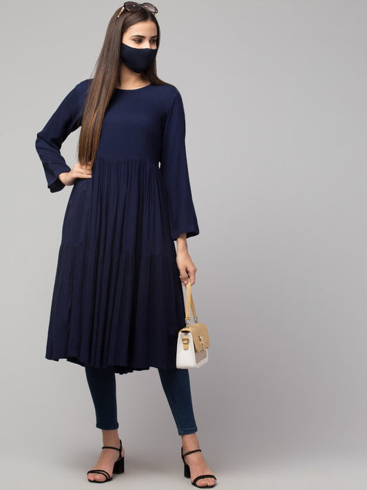 Multi Layered Rayon Kurti