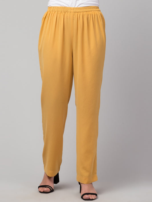 High Rise Trouser In Nida Matte