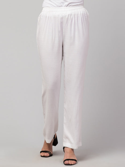High Rise Trouser In Nida Matte
