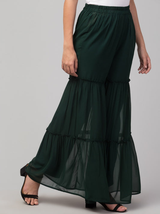 Multi Layered- Printed Georgette Sharara