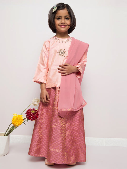 Lehenga-Top-Duppata-3 Pcs Set