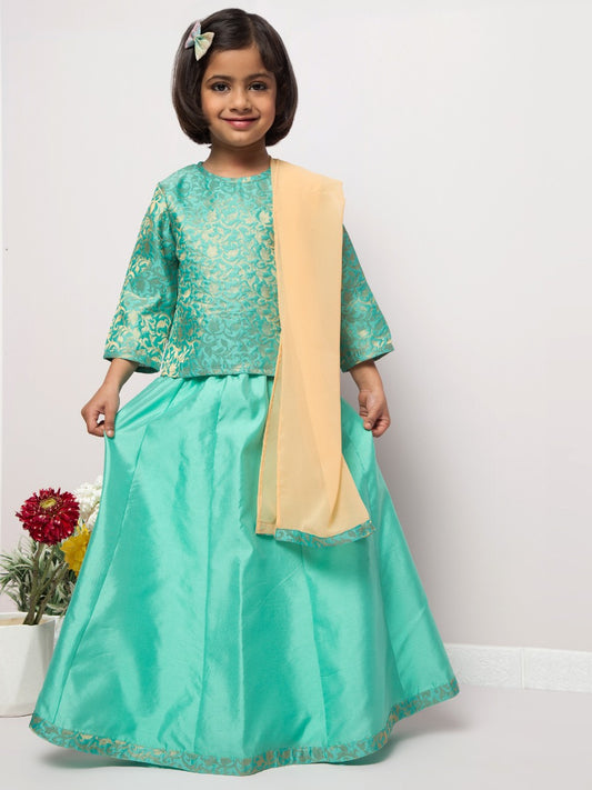 Lehenga-Top-Duppata-3 Pcs Set