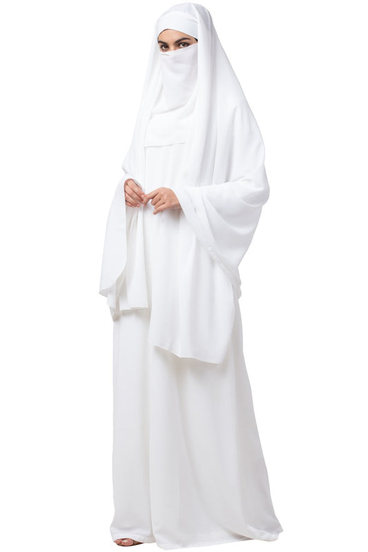 Nida Matte Abaya and Irani Chadar Combo