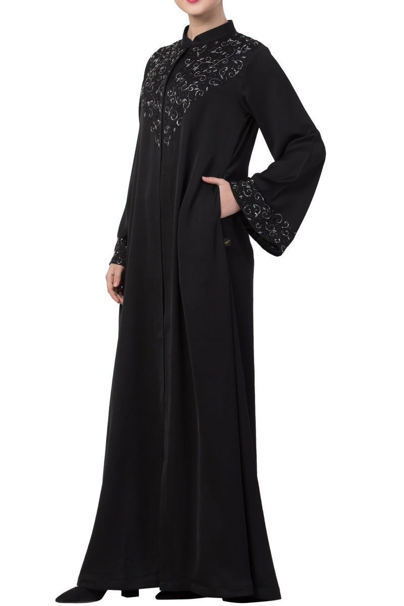 Occasion Abaya With Hand Embellishments