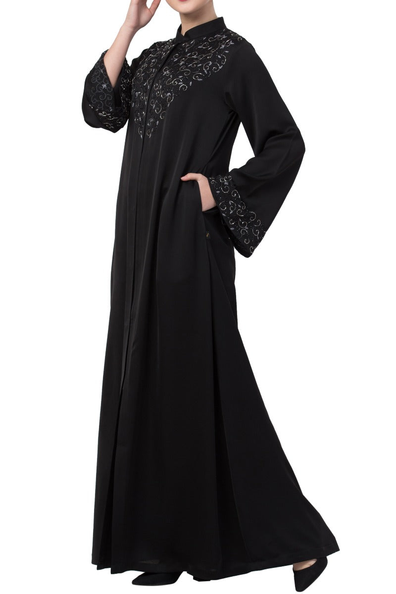 Occasion Abaya With Hand Embellishments