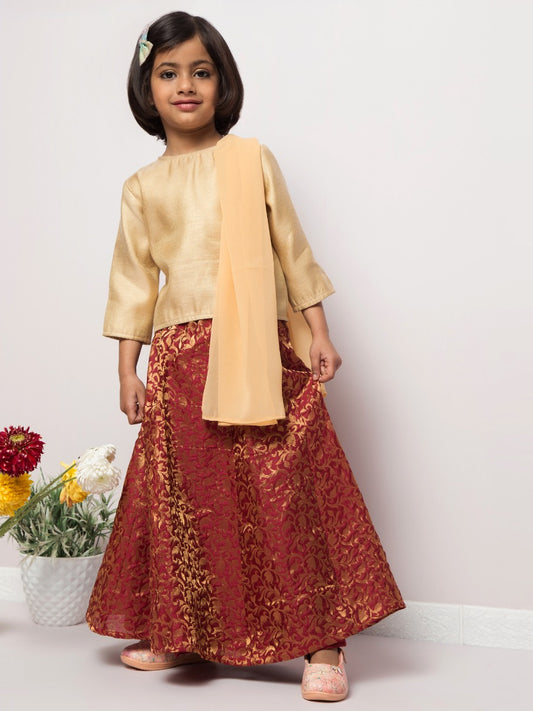 Lehenga-Top-Duppata-3 Pcs Set