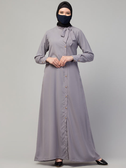 Side Opening Abaya In Premium Kashibo Fabric