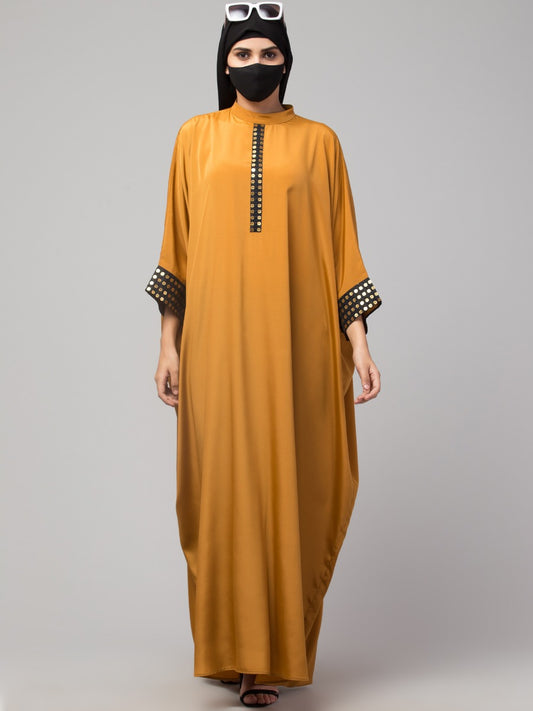 Designer kaftan Dress With Sequin Work.