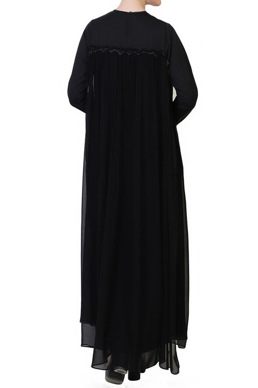 Designer Abaya With Lacework