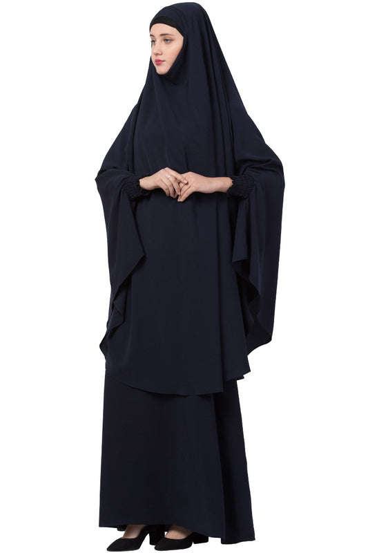 Two Piece - Jilbab Set In Premium Kashibo Fabric