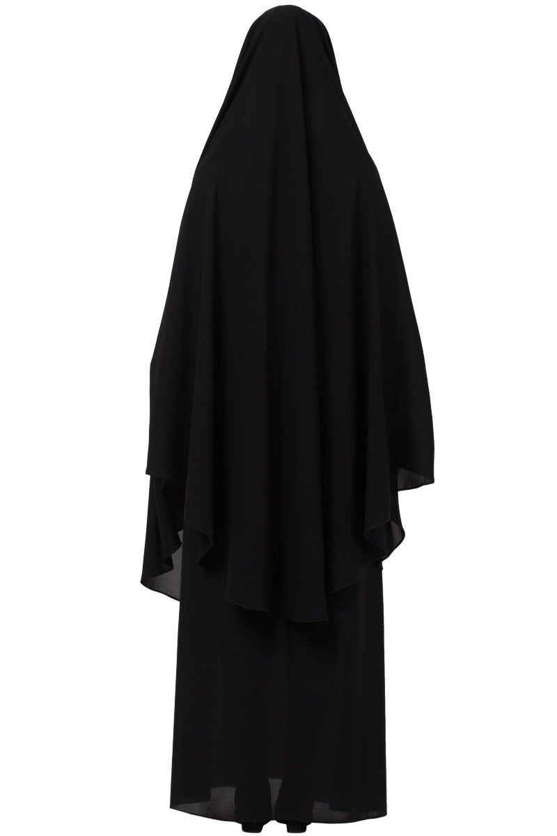 Two Piece - Jilbab Set In Premium Kashibo Fabric