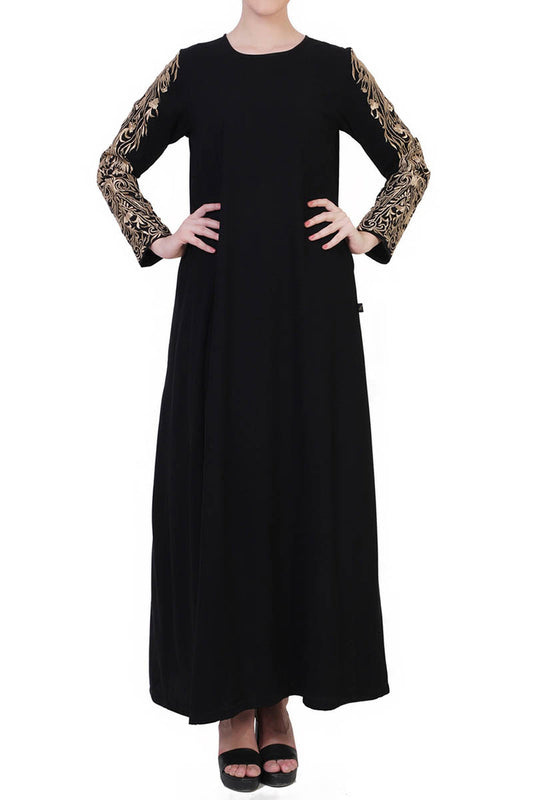 Mushkiya-Designer Dress With Zari Work-Not An Abaya.
