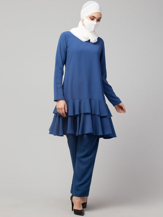 Stylish Tunic With Trouser & A Belt