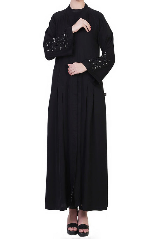 Mushkiya-Modest Dress With Hand Embellishments-Not An Abaya.