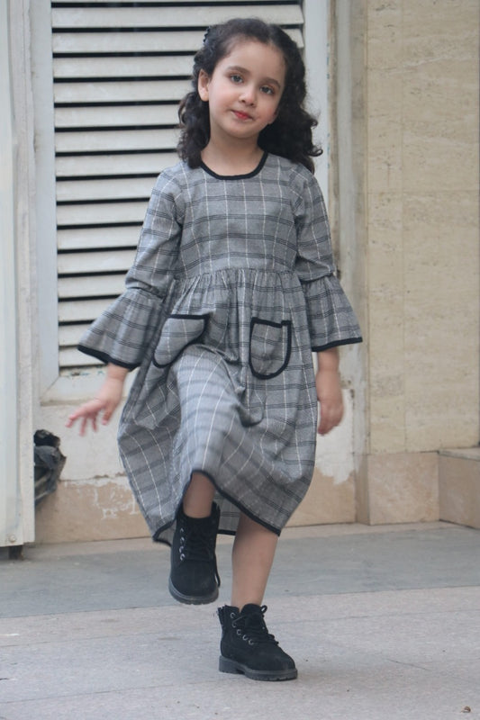 Stylish Frock for Baby Girl in American Cotton Fabric