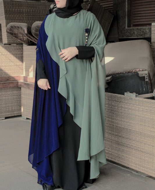 Modest Dress In Dual Layer.