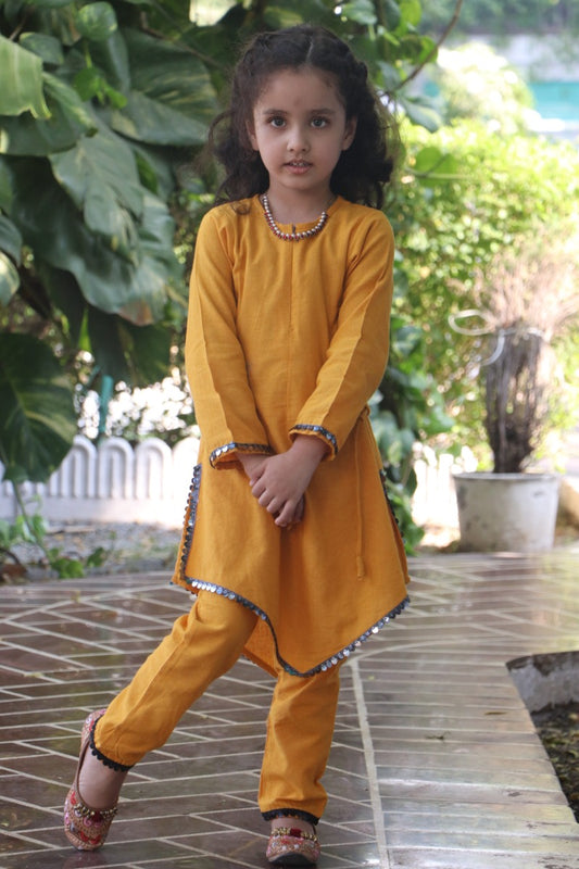 Beautiful Cord Set For Kids (girl) In Rayon Fabric