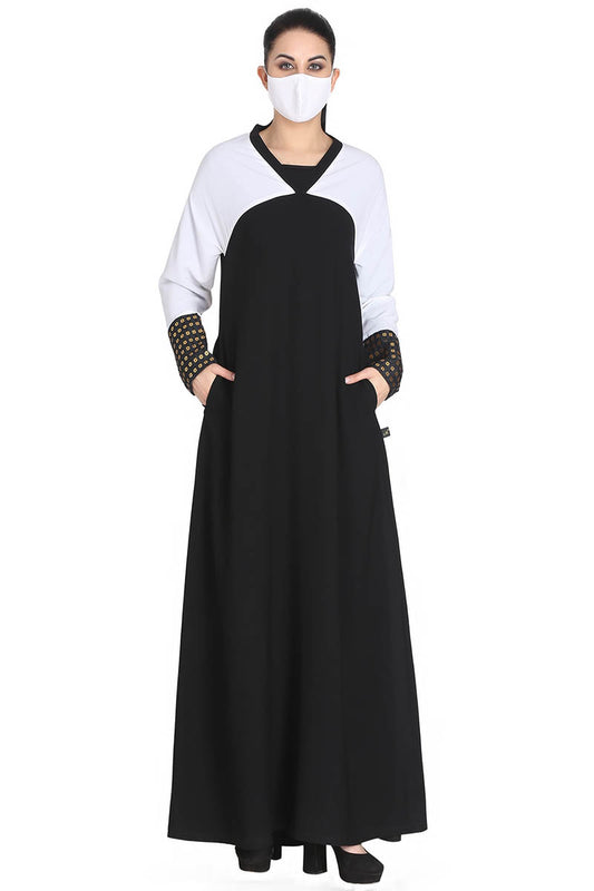 Mushkiya-Abaya Fit - Dress In Dual Color