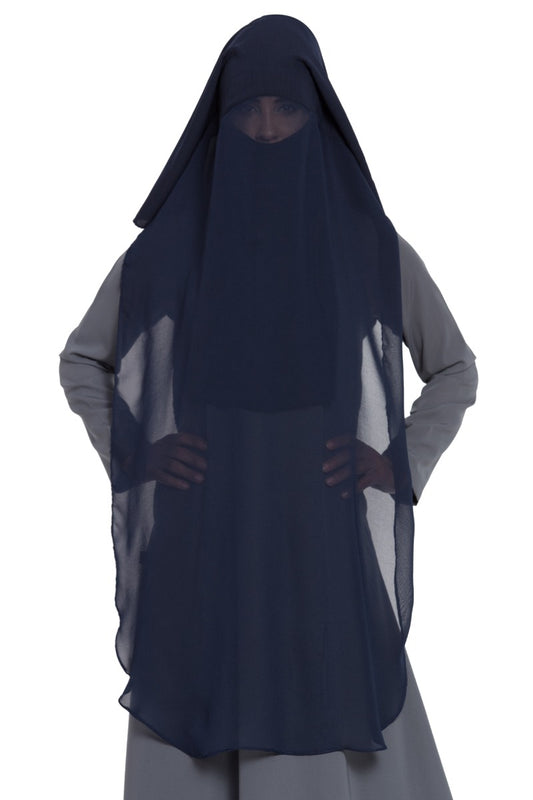 Full Size Naqaab In Triple Layer. Comes Without Abaya
