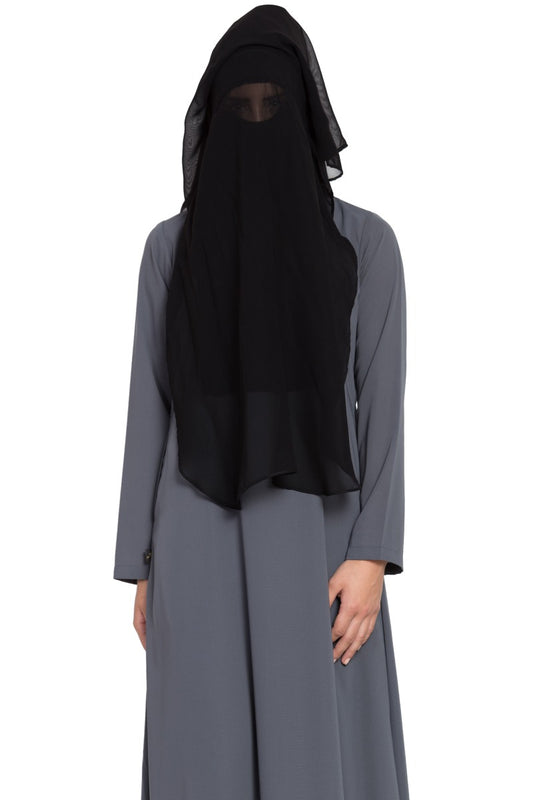 Naqaab In Triple Layer. Comes Without Abaya