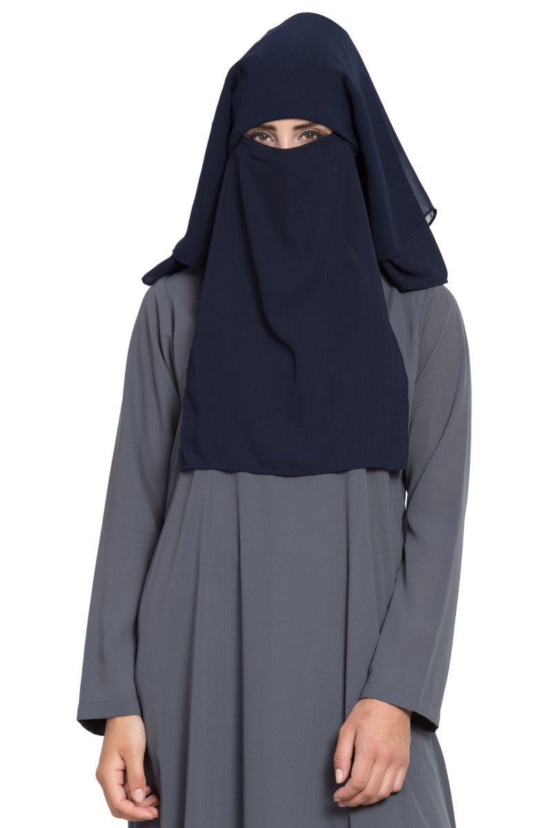Full Size Naqaab In Triple Layer. Comes Without Abaya