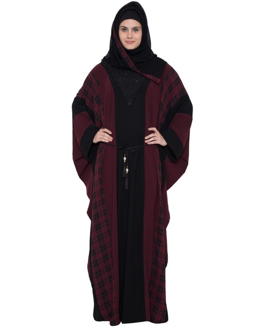 Trendy and Stylish Kaftan with Belt-Not An Abaya