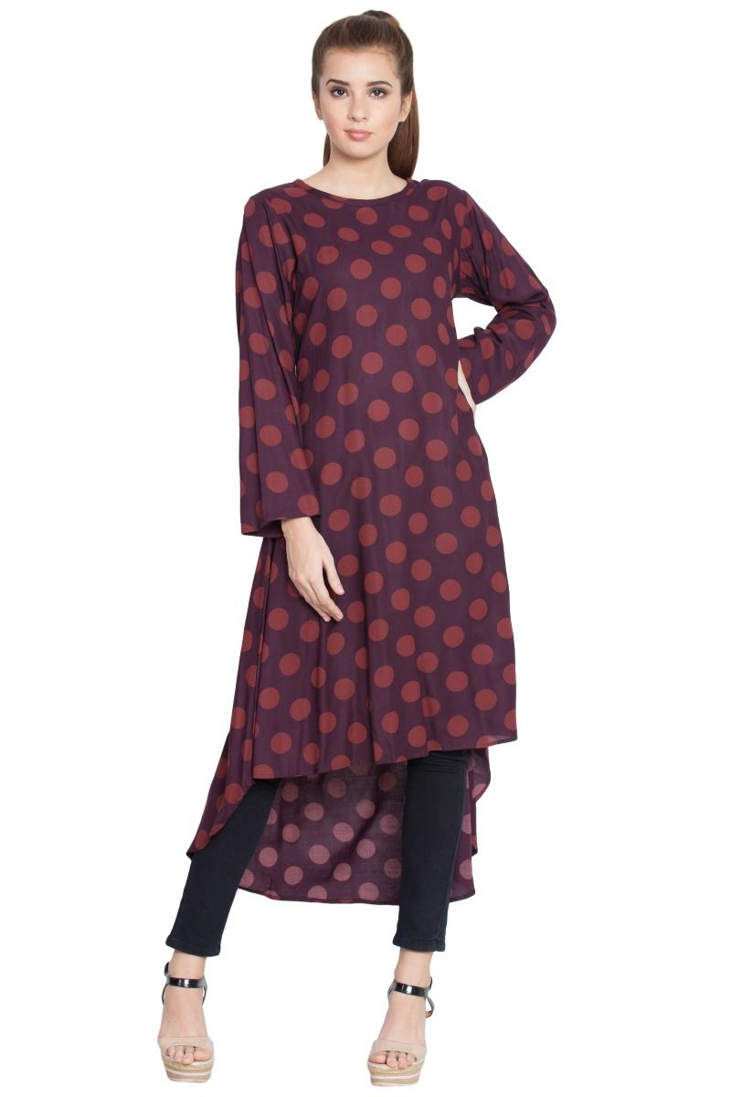 asymmetrical kurtis