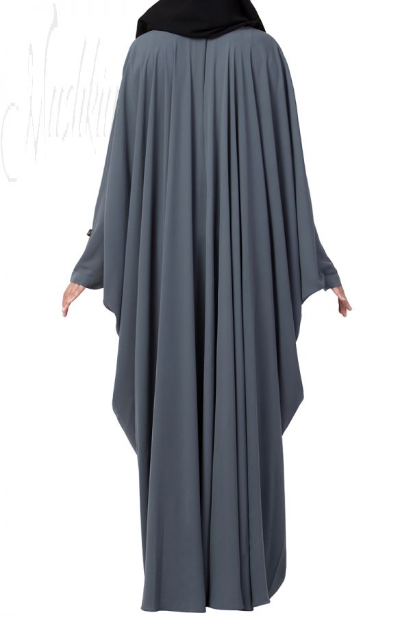 Simple yet Elegant Islamic Kaftan Abaya With Pleats on Neck
