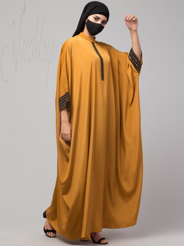 Designer kaftan Dress With Sequin Work.