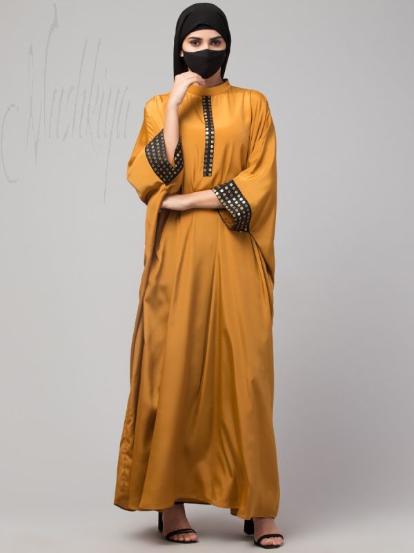 Designer kaftan Dress With Sequin Work.