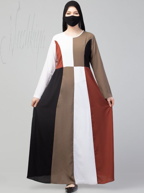 Designer- Color Block Gown